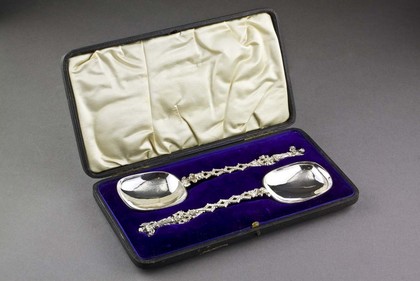 Victorian Silver Harvest Spoons